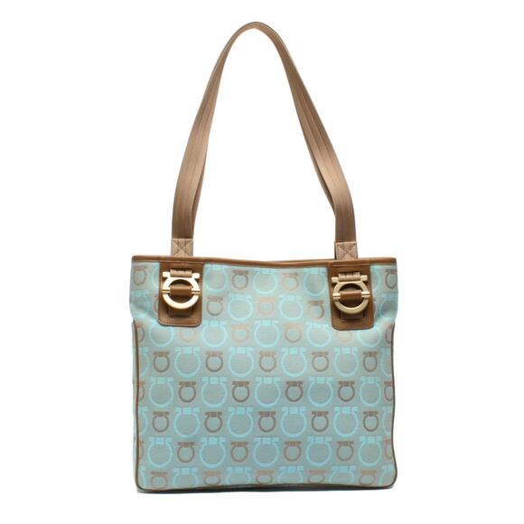 Salvatore Ferragamo Handbags - Salvatore Ferragamo Tote Gancini Leather Bag